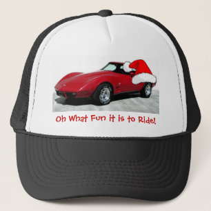 1979 Christmas Red Corvette Trucker Hat