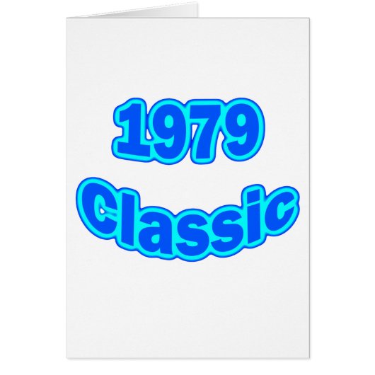 1979 Classic Blue Cards (Front)