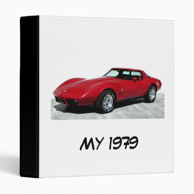 1979 Classic Cars 3 Ring Binder (Front/Spine)