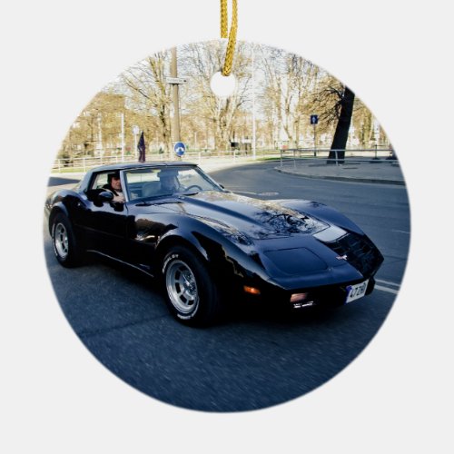 1979 Corvette Classic Sportscar Ceramic Ornament