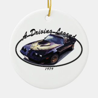 1979_firebird_black01 ceramic ornament