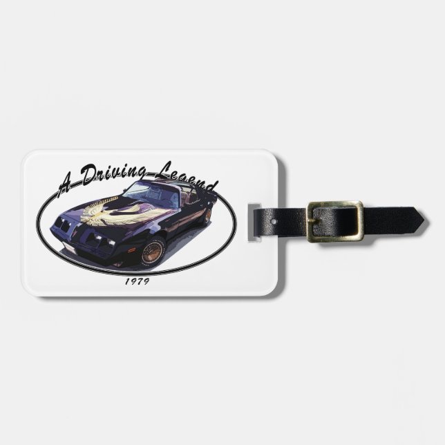 1979_firebird_black01 luggage tag (Front Horizontal)