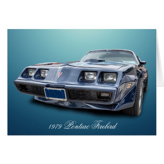 1979 PONTIAC FIREBIRD CARDS (Front Horizontal)