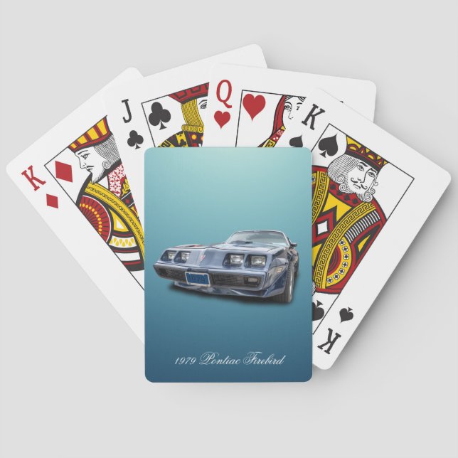 1979 PONTIAC FIREBIRD POKER CARDS (Back)