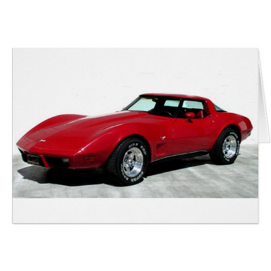 1979 Red Corvette Classic (Front Horizontal)