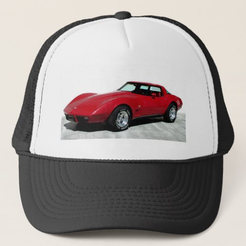 1979 Red Corvette Classic Trucker Hat