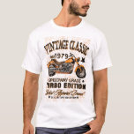 1979 Vintage Classic Turbo Edition motorcycle T-Shirt