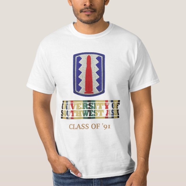 197th Inf. Bde. University of Southwest Asia Shirt (Front)