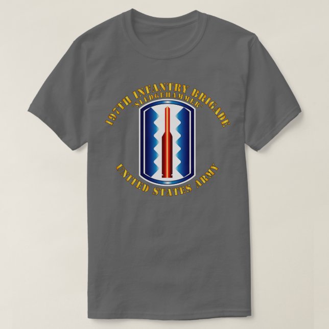 197th Infantry Brigade Sledgehammer T-Shirt (Design Front)