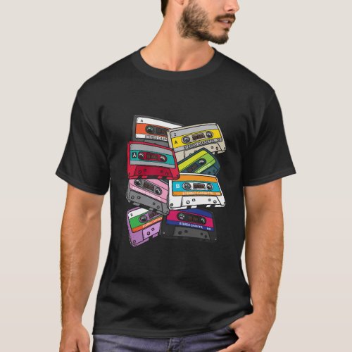 1980 80S Generation Eighties Cassette Tape T_Shirt