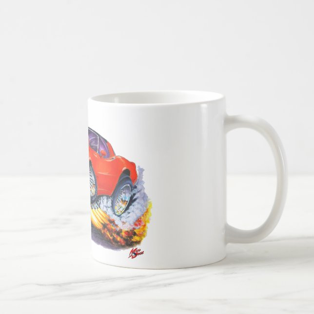 1980-82 Corvette Red Car Coffee Mug (Right)
