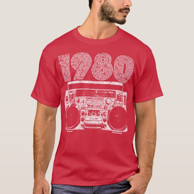 1980 Boombox T-Shirt (Front)