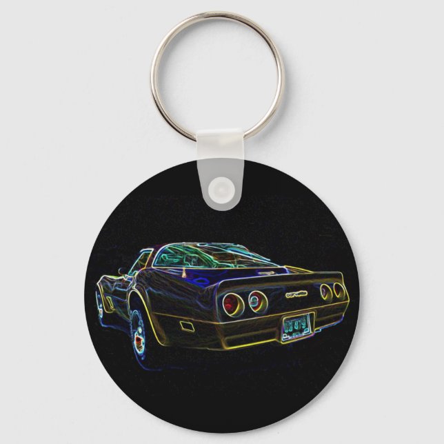 1980 Corvette Keychain (Front)