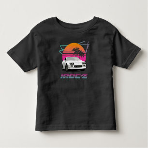 1980_s Retro Wave Chevy Camaro IROC-Z Toddler T-shirt