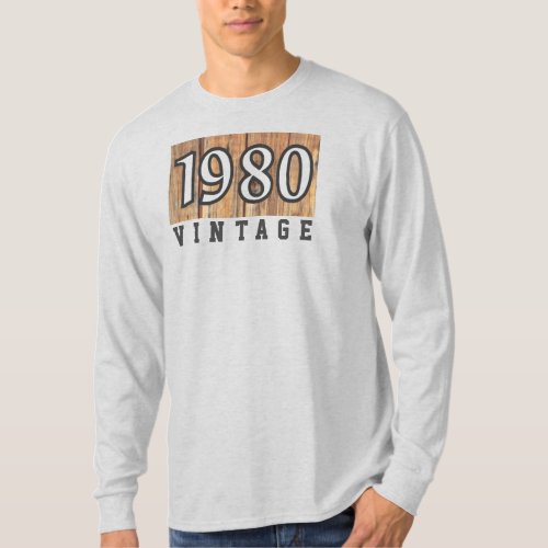 1980 Year of Birth T_Shirt