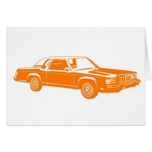 1980's American cars Cards (Front Horizontal)
