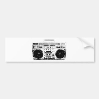 1980s Boombox Bumper Sticker