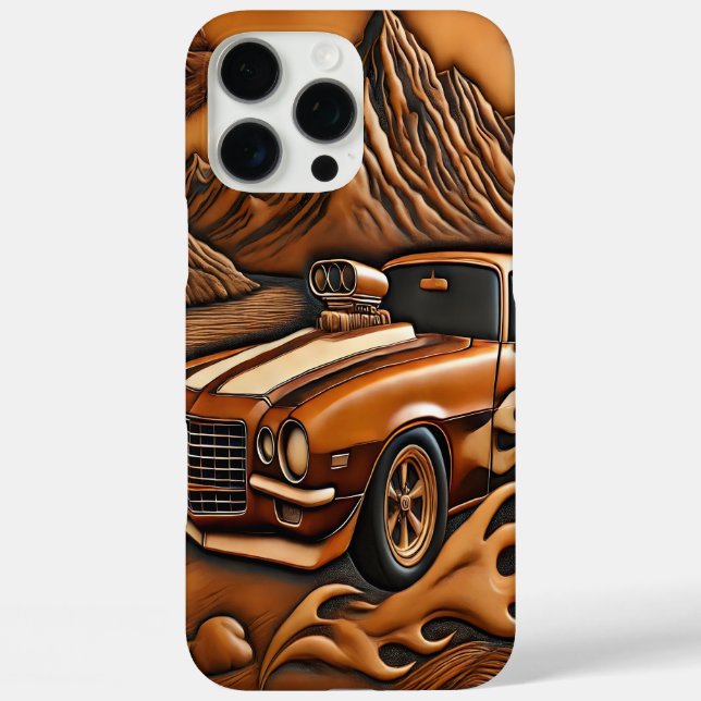 1980s Car on Dreamy Roads Case-Mate iPhone Case (Back)
