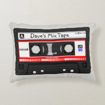 1980s Cassette Mix Tape Pillow 1980s Cassette Mix Tape Pillow