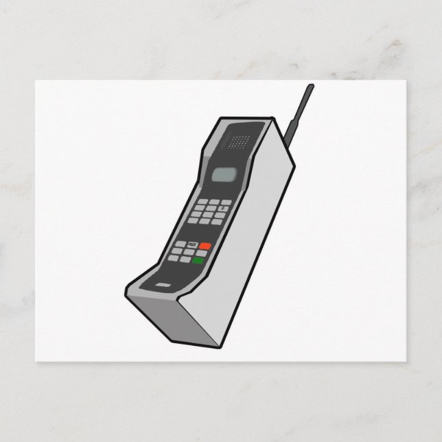 1980s Cellphone Postcard (Front)
