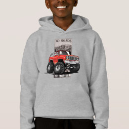 1980s Chevy Blazer 'No Roads' Design Hoodie