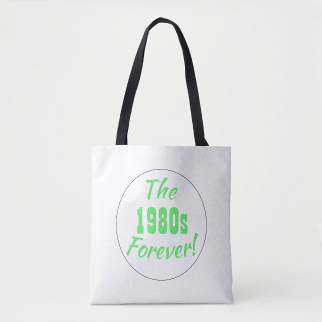 1980s Forever Retro Tote Bag (Front)