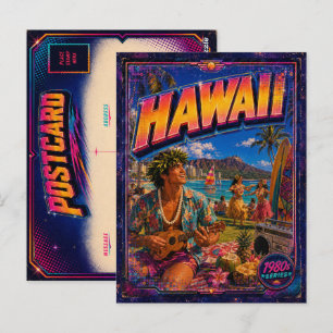 1980s Hawaii Postcard 80s Retro