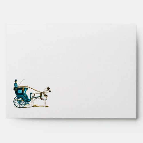 1980s Horse and Carriage Envelope