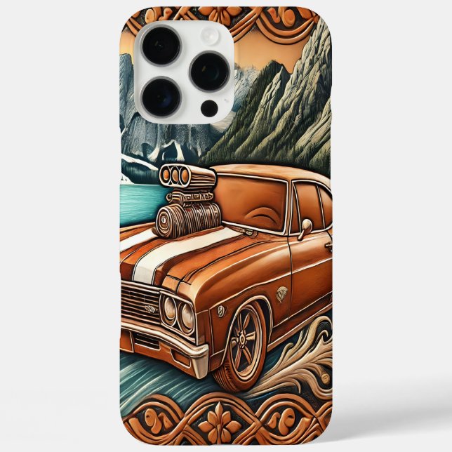 1980s Muscle Car in The Mountains Case-Mate iPhone Case (Back)