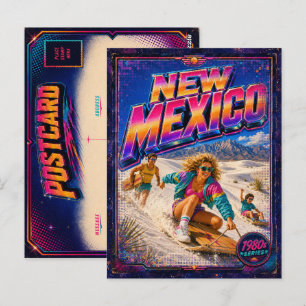 1980s New Mexico Postcard 80s Retro
