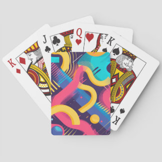 1980's pattern iPhone / iPad case Poker Cards