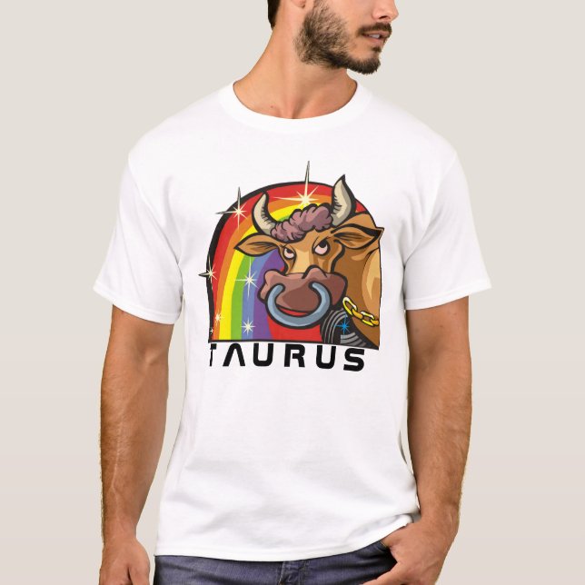 1980s Rainbow with Taurus Bull T-Shirt (Front)
