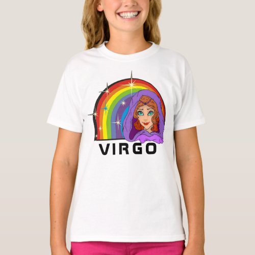 1980s Rainbow with Virgo T_Shirt