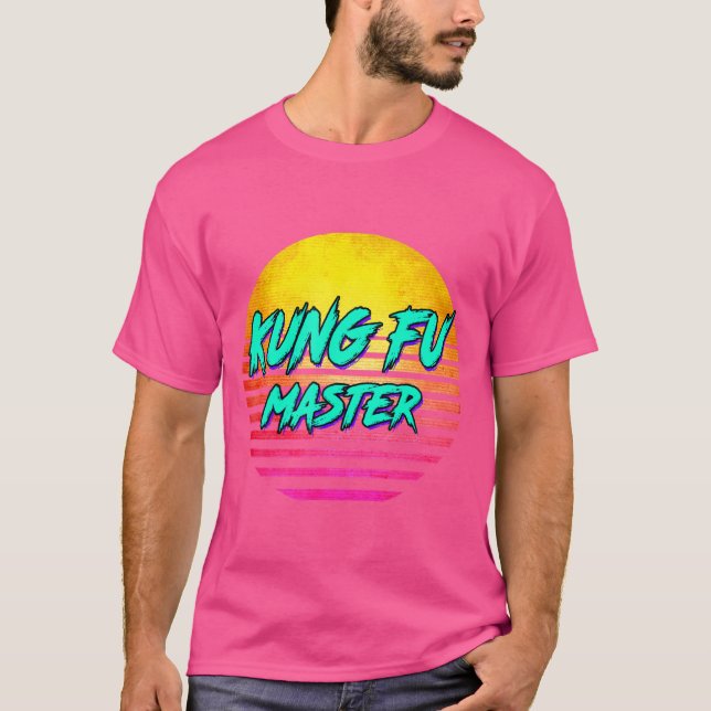 1980S Retro Kung Fu Master T-Shirt (Front)