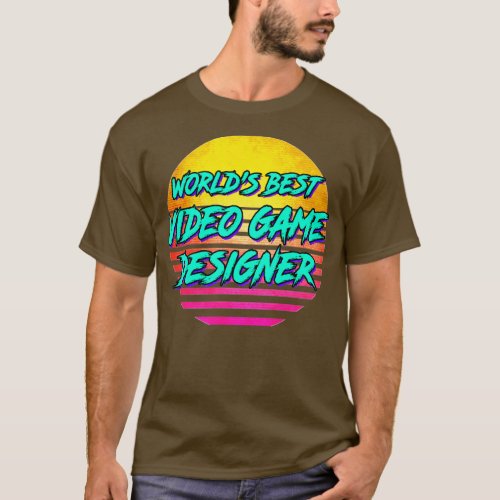 1980s Retro Video Game Designer Gift T_Shirt