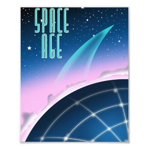 1980s space race poster