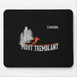 1980s Style Mont Tremblant Can. Vintage Skiing  Mouse Pad