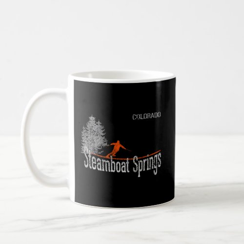 1980S Style Steamboat Co Vintage Skiing Coffee Mug