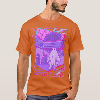 1980s Vaporwave Ghost Sheet Ghost Aesthetic Retro  T-Shirt
