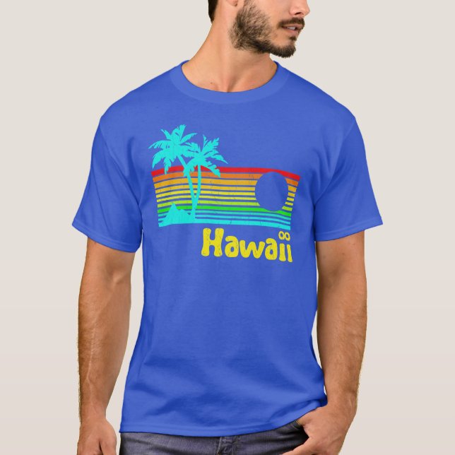 1980s Vintage Retro Hawaii T-Shirt (Front)