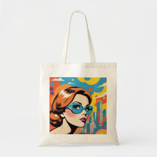 1980s woman tote bag