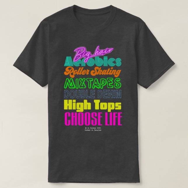 1980x27s The Best Years Ever T-Shirt (Design Front)