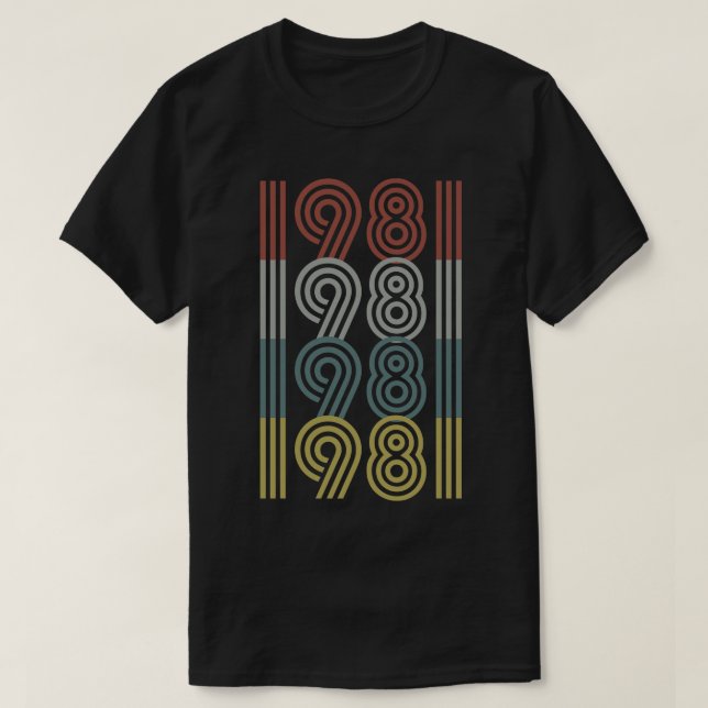 1981 Birth Year Retro Style T-Shirt (Design Front)