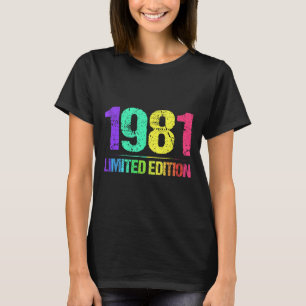 1981 Limited Edition Vintage 81s Retro Vintage T-Shirt