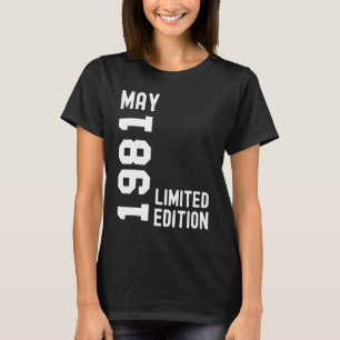 1981 May Happy Birthday Party T-Shirt