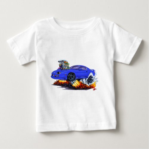 1982_92 Camaro Blue Car Baby T_Shirt