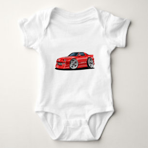 1982-92 Camaro Red Car Baby Bodysuit