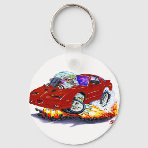 1982-92 Trans Am Maroon Car Keychain