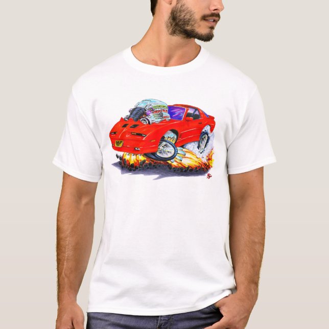 1982-92 Trans Am Red Car T-Shirt (Front)