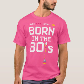 1982 Birtday Retro Gamer Piel Born in the 80s funn T-Shirt